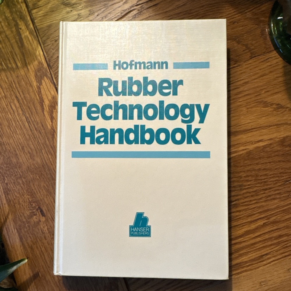 Rubber Technology Handbook by Werner Hofmann Ex-Library Marking Stamp Inside